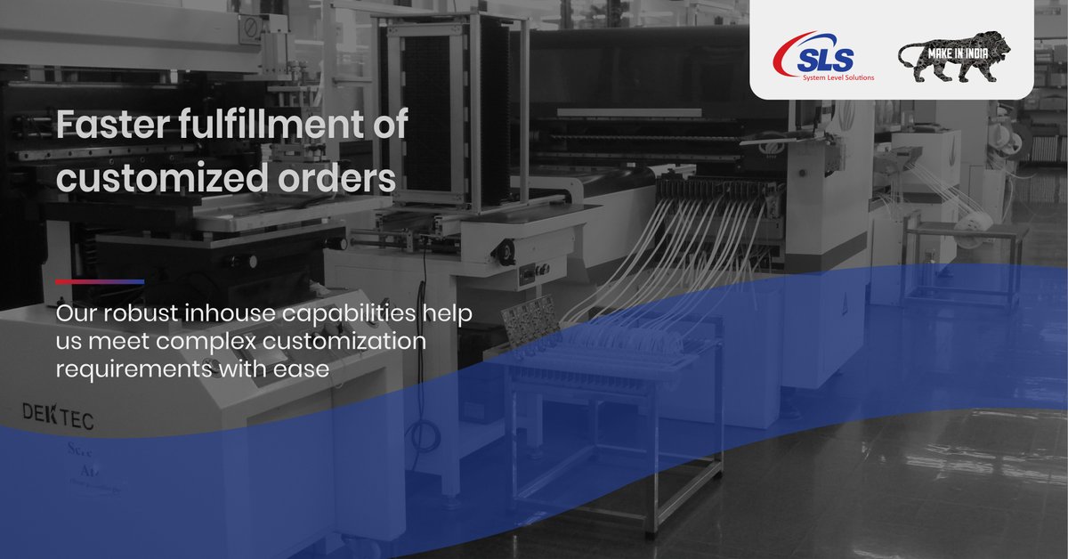 S_L_S's tweet image. Our indigenous manufacturing prowess has ensured us the scalability, flexibility &amp;amp; agility required to meet partners&apos; mass customization requirements.

Explore our website slscorp.com to know more or connect with us directly at info@slscorp.com

#systemlevelsolutions