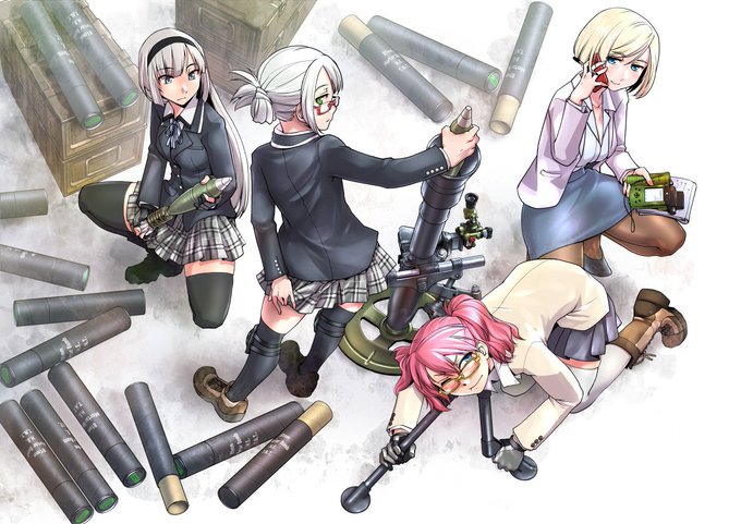 え、迫撃砲なんてつっかえ棒のついた筒じゃないですか楽勝～…そう思っていた時期が私にもありました。#リトルアーモリー 