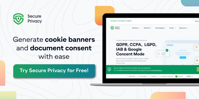 SecurePrivacyAI's tweet image. #SecurePrivacy’s cookie solution has embedded the EU cookie 🍪 laws. 

It is a prior consent solution that allows you to block 🚫 essential #cookies before obtaining explicit user #consent.

✅ Get your free trial: secureprivacy.ai/pricing