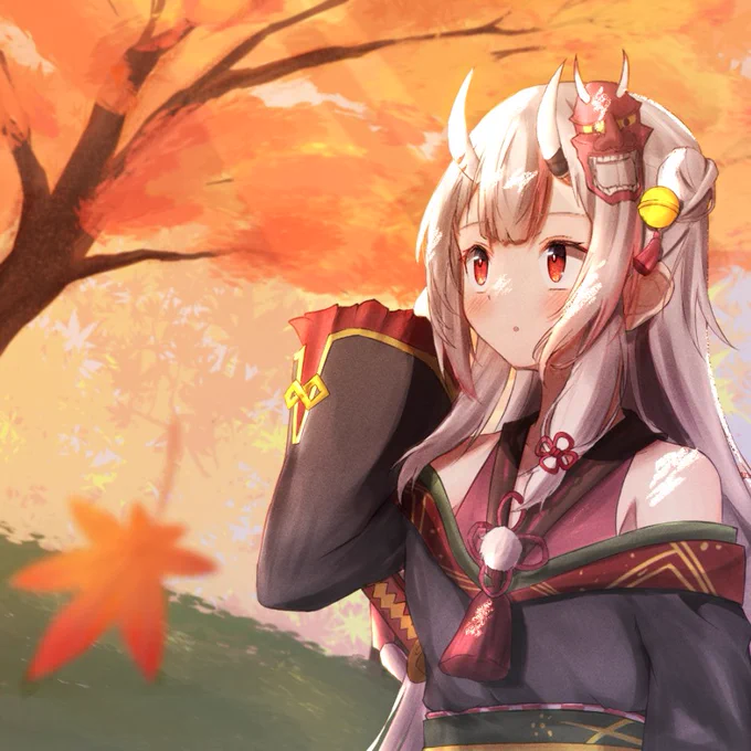 #百鬼絵巻紅葉(2枚目) 