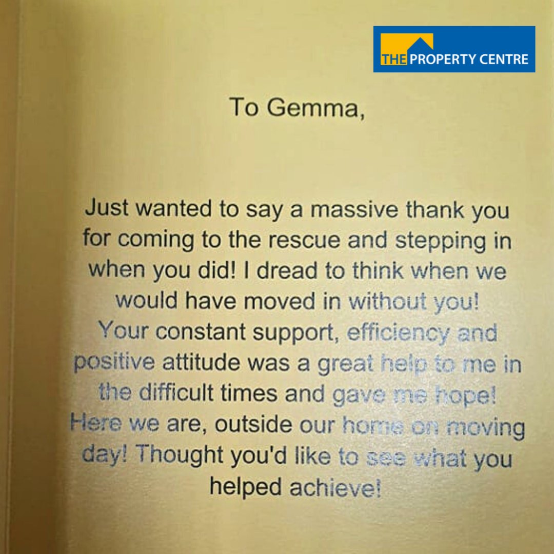 Feel Good Friday!

Sales Progressor Gemma received this lovely card and flowers 💐 today from a thankful buyer.

Thank you to the sender, your gifts have really brightened up Gemma's day❤

#feelgood #fridayfeeling #thankyou #estateagent