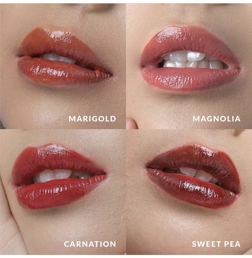 Jualan barang yang kita beneran suka tu menyenangkan. 

Posing in my new Lip Gel BLP shades Marygold + Sweet Pea. LOVE the hydrating formula, multi finish (glossy &amp; stain), multipurpose (lips, cheeks, eyes), available in 4 wearable colours 💞