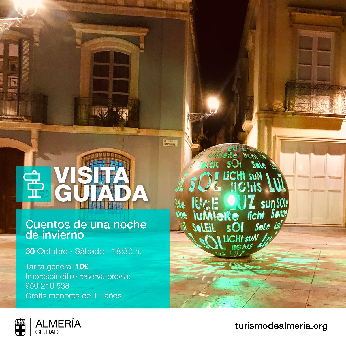 RaizesTurismo's tweet photo. ¿Sabias que la primera gitana beatificada por la Iglesia Católica era de #Almeria ?
El desenlace de esta interesante y desconocida historia, así como de muchas más os esperan en la experiencia guiada "Cuentos de una noche de invierno".
¡No te quedes sin tu plaza para este puente! https://t.co/FtEoaGhwqR