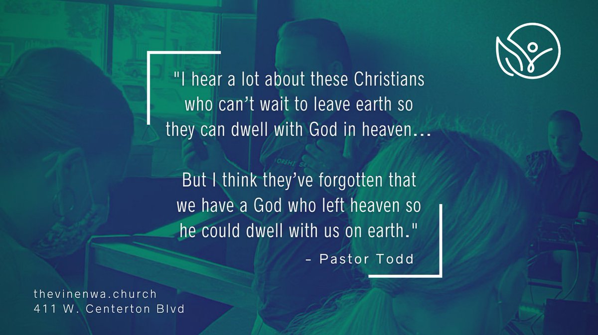 thevinenwa's tweet image. Read John 1:14.
What does this say about God's great love for us?

#gospelcentered
#spiritdriven
#communityminded
#peoplefocused