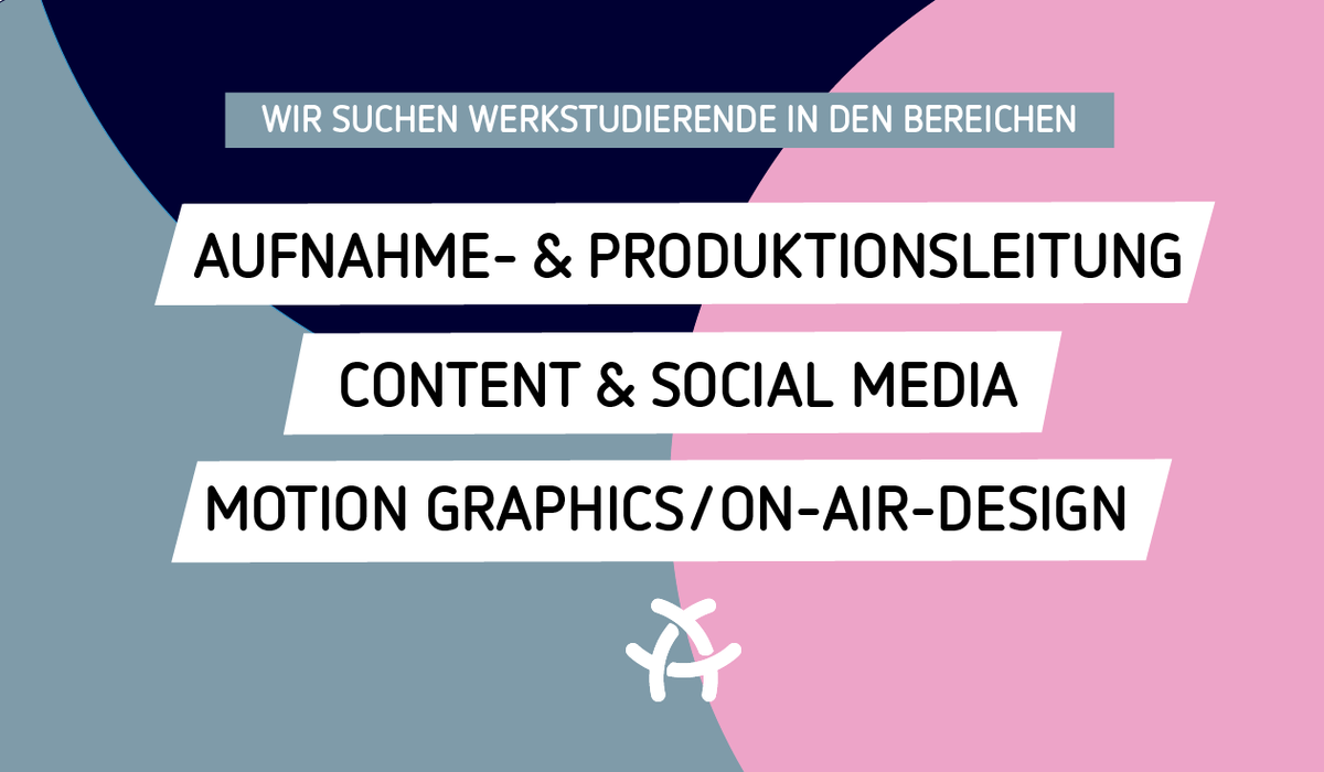 ALEX_berlin_de's tweet photo. ALEX-Berlin ist #Ausbildungsrundfunk und dein Einstieg in die Welt der Medien! Bewirb dich bis zum 08.11.21 und werde Teil der #ALEXCrew! Nichts für dich? Teile diesen Tweet, damit deine Follower ihre Chance nutzen können. https://t.co/InETdtXQAi