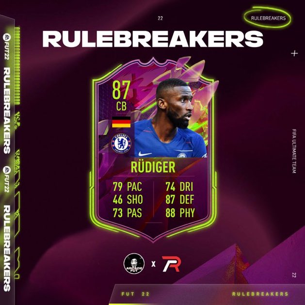 FutMnc's tweet photo. Ce soir il va y avoir du lourd dans les packs… 🎃😍🔥 #FUT 

Rudiger la carte de malade ! 

Via @FutArcade #Leaks https://t.co/m6auyr7NUi