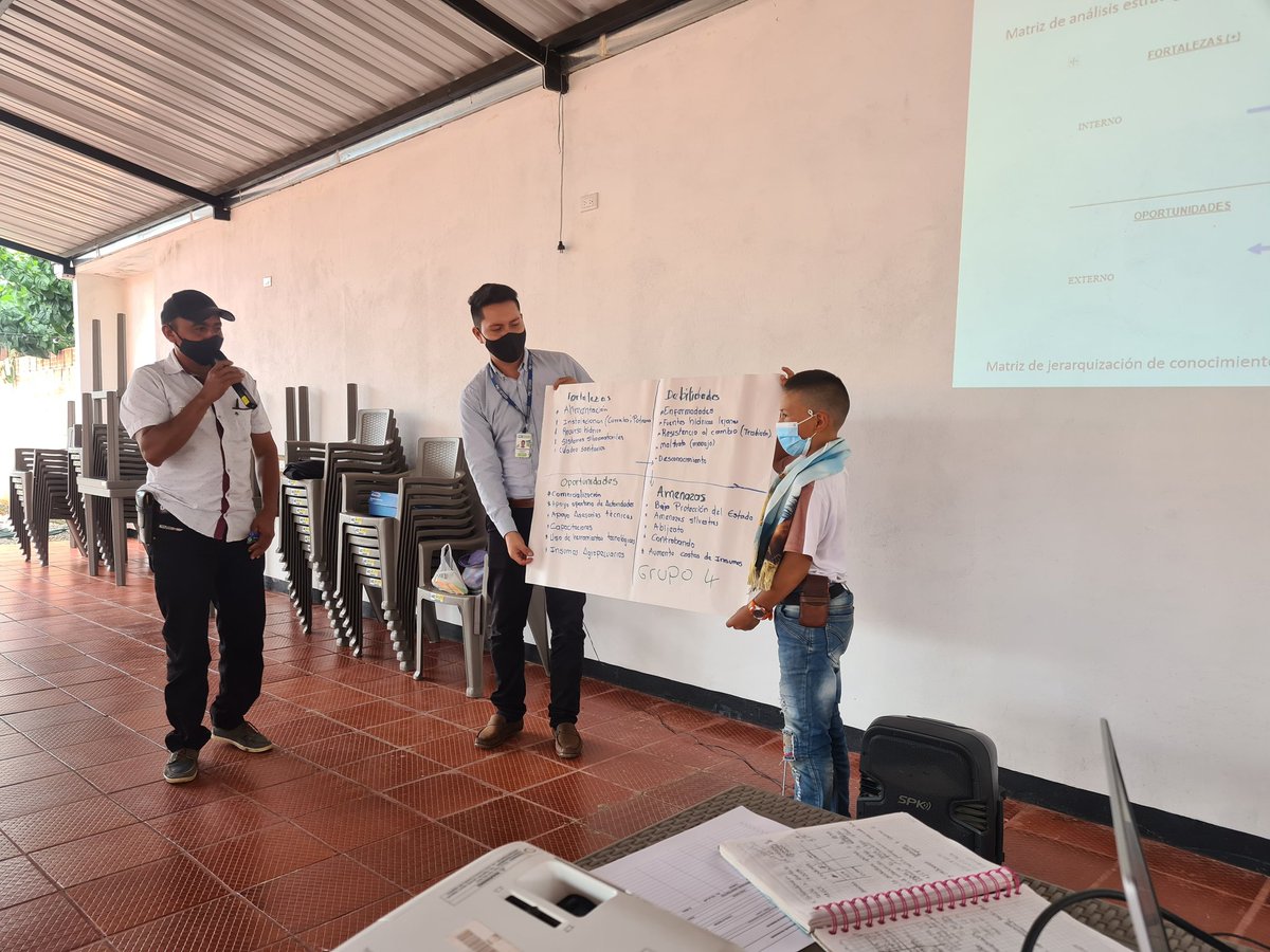 Pl_hatocorozal's tweet photo. En Hato Corozal se realizó el primer taller de gestion de conocimiento enfocado en biestar animal donde los ganaderos y profesionales realizaron un intercambio de conocimiento que permite generar nuevos conceptos e ideas de manejo para la ganaderia. @TecnicaFng @PL_Yopal https://t.co/ZSfwa7722A