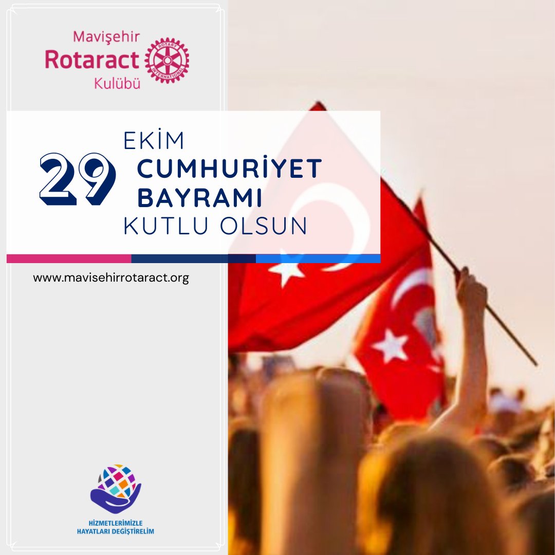 29 Ekim Cumhuriyet Bayramı’mız kutlu olsun. 🇹🇷 #29ekimcumhuriyetbayramı #district2440 #rotaract2440 #hizmetlerimizlehayatlarıdeğiştirelim #servetochangelives