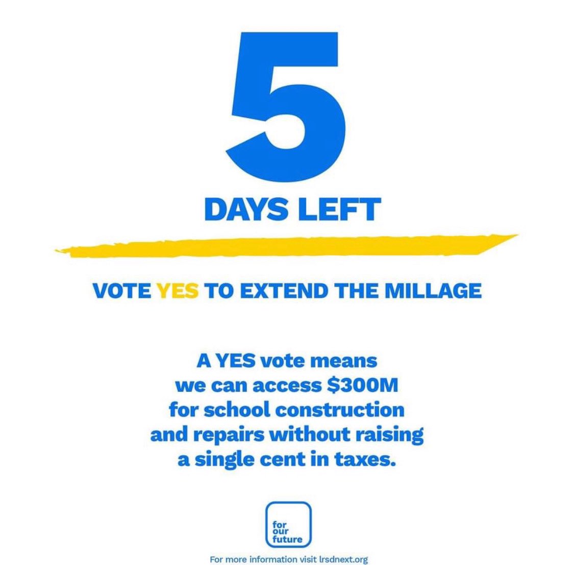 Five days left to vote FOR our children and the future of LRSD!  #LRSDPowerofUs #onelrsd