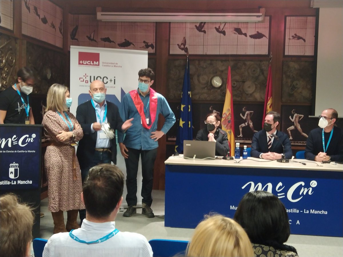 UccUnizar's tweet photo. Y no podía ser de otra manera.
Enhorabuena @UBUinvestiga.
Mejor proyecto #ComciredCuenca
#Comcired2021 @FECYT_Ciencia
Muy justo. Todo nuestro reconocimiento!
@mc2coruna @aecomcientifica @CienciaGob @immaaguilar https://t.co/RqOFkmeyY0