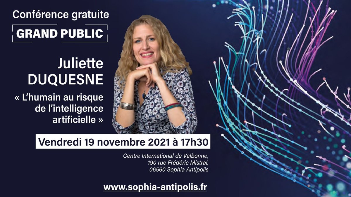 [#EVENT] Est-il possible de construire un monde numérique moins envahissant, plus sobre, libre et convivial ?💡
Sophia Antipolis accueille Juliette Duquesne, pour cette conférence exclusive ! Rendez-vous le 19 Novembre à 17h30 au <a href="/CoIV_LIV_CIV/">Campus International Valbonne</a>. 📅