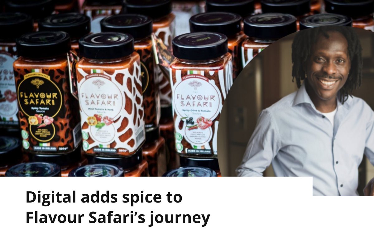 Great news! #Laois-based food business <a href="/FlavoursUntamed/">FlavourSafari®</a>  has export plans underpinned by its online presence. Founder Michael Onalimi spoke to @thinkbusinessierecently!
"The Irish palette is changing so much now, it’s an exciting time.”
thinkbusiness.ie/articles/flavo…