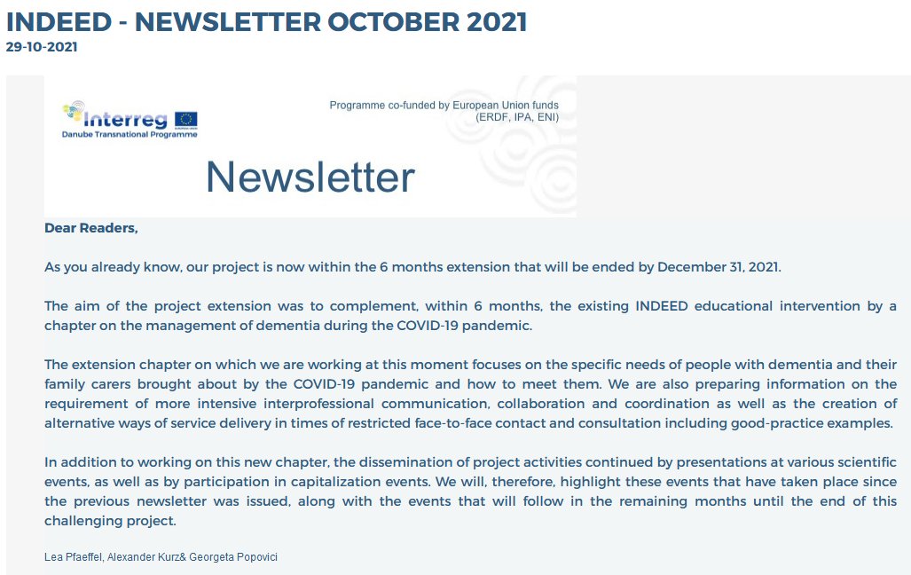 IndeedProject's tweet image. ✨Our October INDEED newsletter was issued and can be found here: interreg-danube.eu/news-and.../ne…