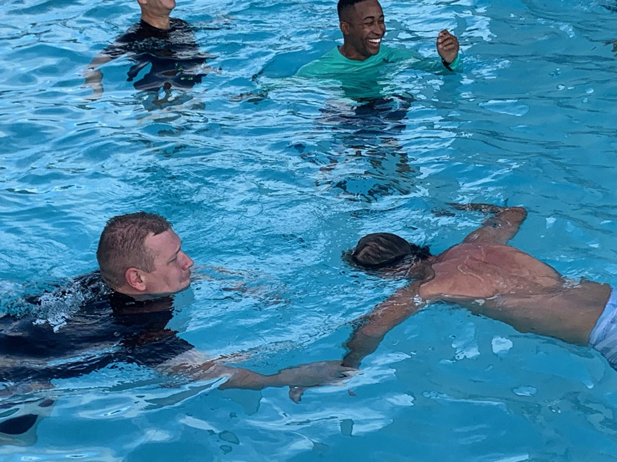 BCFRpio's tweet photo. #BCFR Sta 41 &amp; 43 training this wk w/ the #BCSO #AviationUnit, covering  drowning  physiology, water rescue, &amp; hoisting ops w/ the unit’s personnel &amp; aircraft. Training &amp; #collaboration ensures our #AirRescue program’s sustainability &amp; success.   #BrevardsBravest  #MerrittIsland https://t.co/UxH9dGlTfV