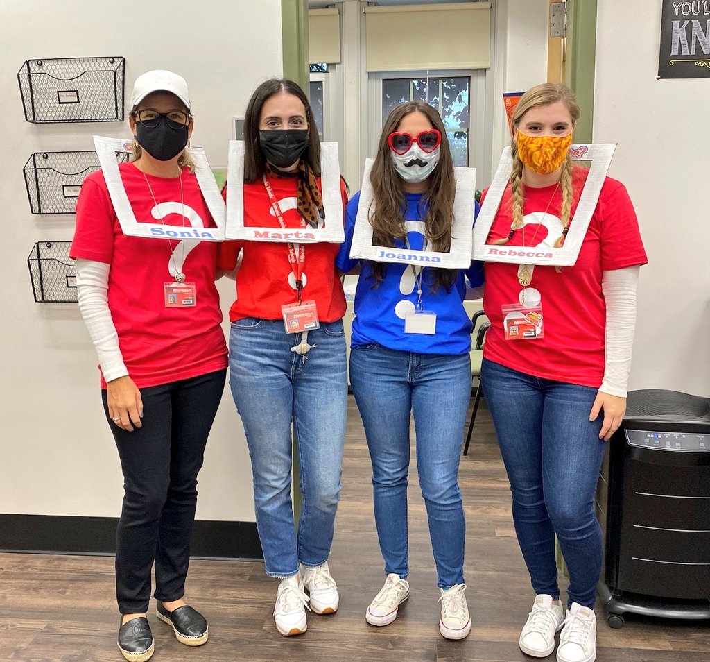 Game On, <a href="/MineolaMS/">Mineola Middle School</a>! "Guess Who" the support staff dressed as for Halloween⁉️