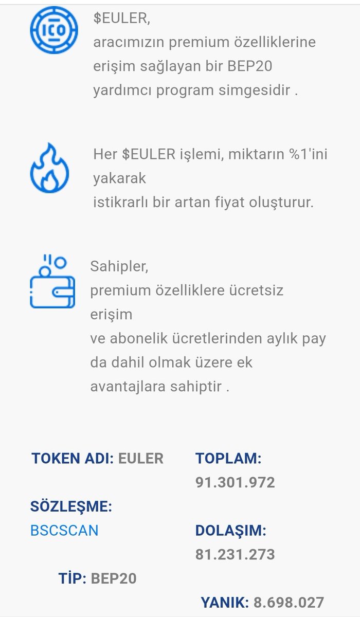 Mumtaz__DOGAN's tweet image. #EulerTools #euler
Giriş : 0.099$
+ %60💵⏳🔥🚀
Uzun vade bir proje incelemenizi ve araştırmanızı öneriyorum. (Ytd)