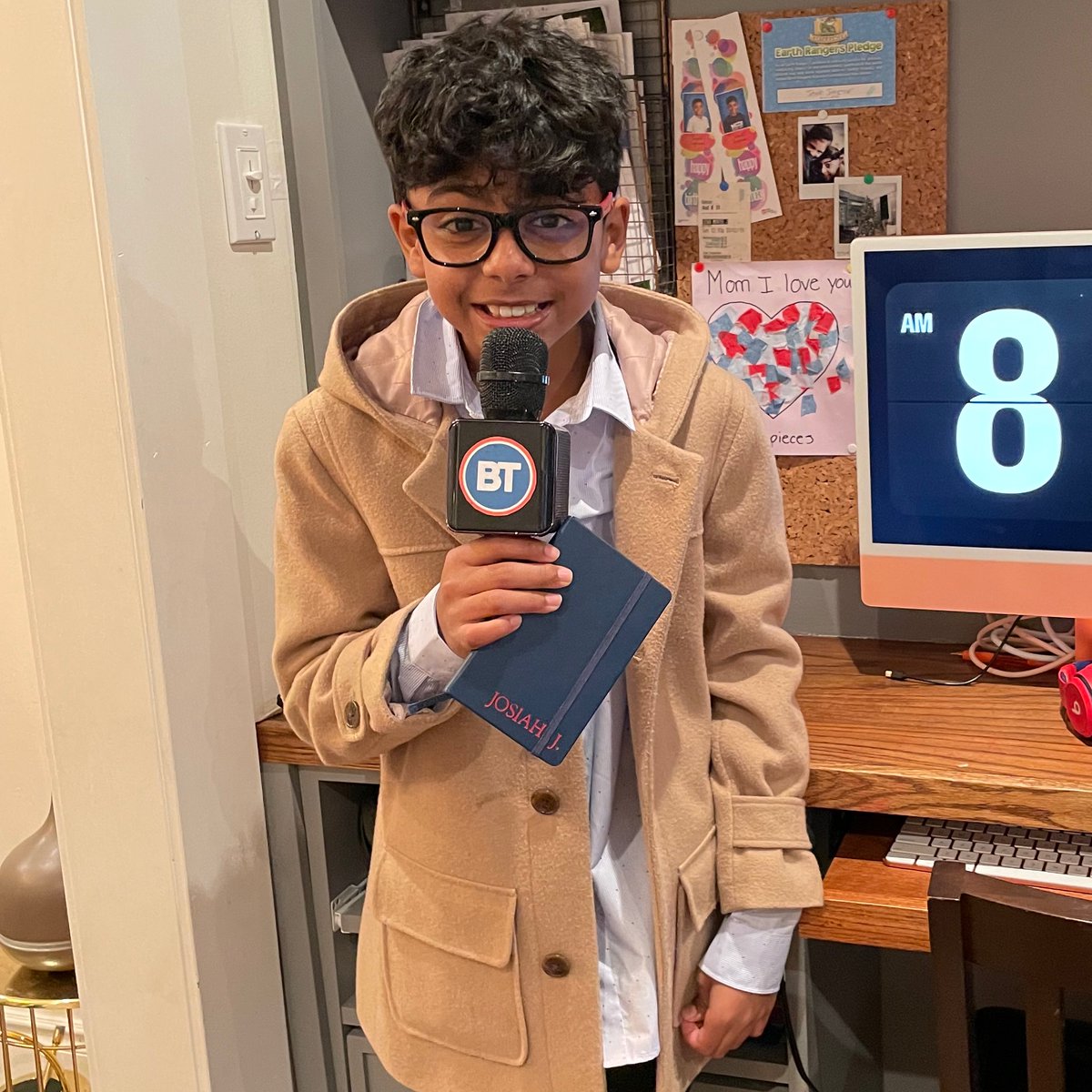 Reporting Live on BT --It's Devo!! 😅