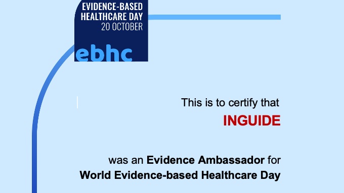 INGUIDE_Program's tweet photo. Thank you to the @WorldEBHCDay for including us as an Evidence Ambassador this year!
If you have not read our contributor @RobbyNieuwlaat's blog, please check it out: https://t.co/WQawbexrqj
#evidencebasedhealth #health #COVID #misinformation https://t.co/OQShz93csl