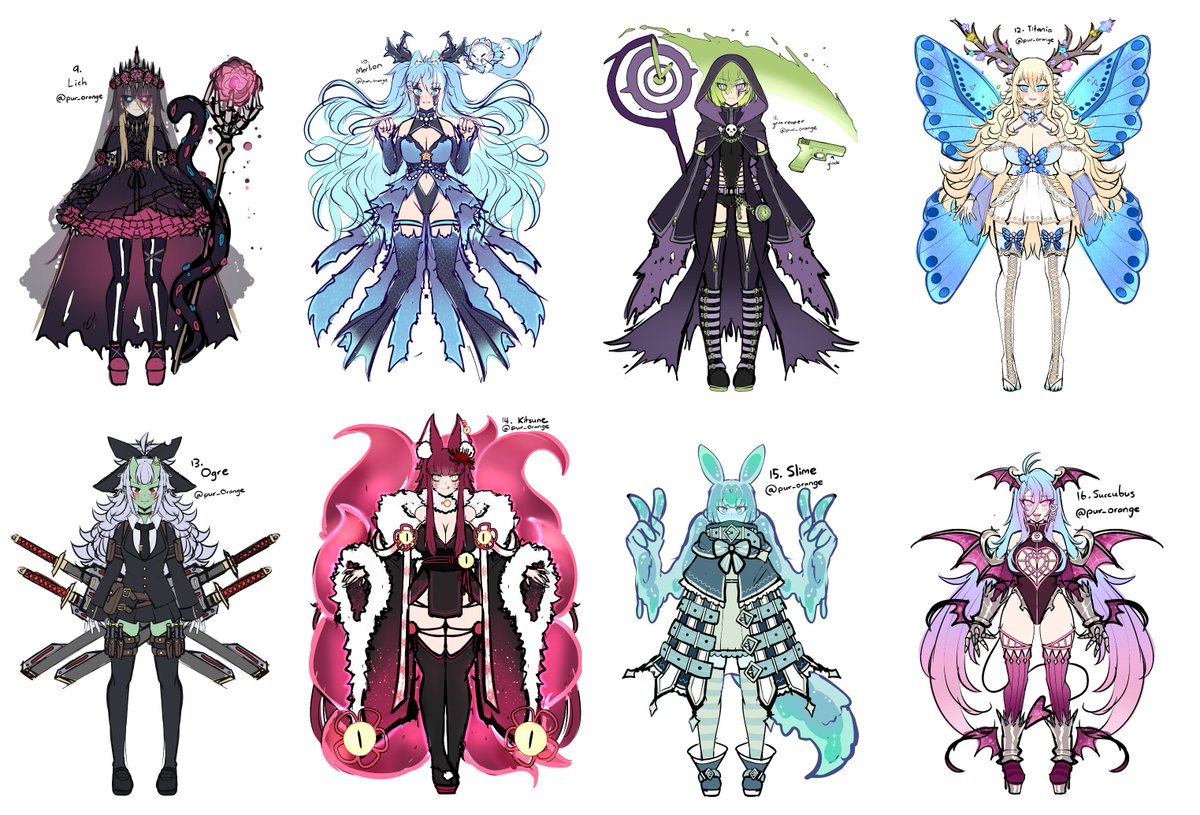 31 MONSTER GIRLS!!! HAPPY HALLOWEEN EVERYONE 🧡💜 so… Tell me