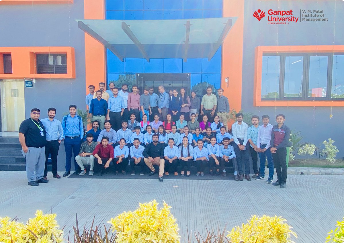 VMPatelInstitu1's tweet photo. On 28th October 2021, 49 students of Ganpat University - V M Patel Institute of Management, MBA Sem-I visited Instafarm Products Private Ltd (Group of HyFun Foods).

#Students #VMPIM #GanpatUniversity #Guni #asociallyresponsibleuniversity https://t.co/SeLZR40HCg