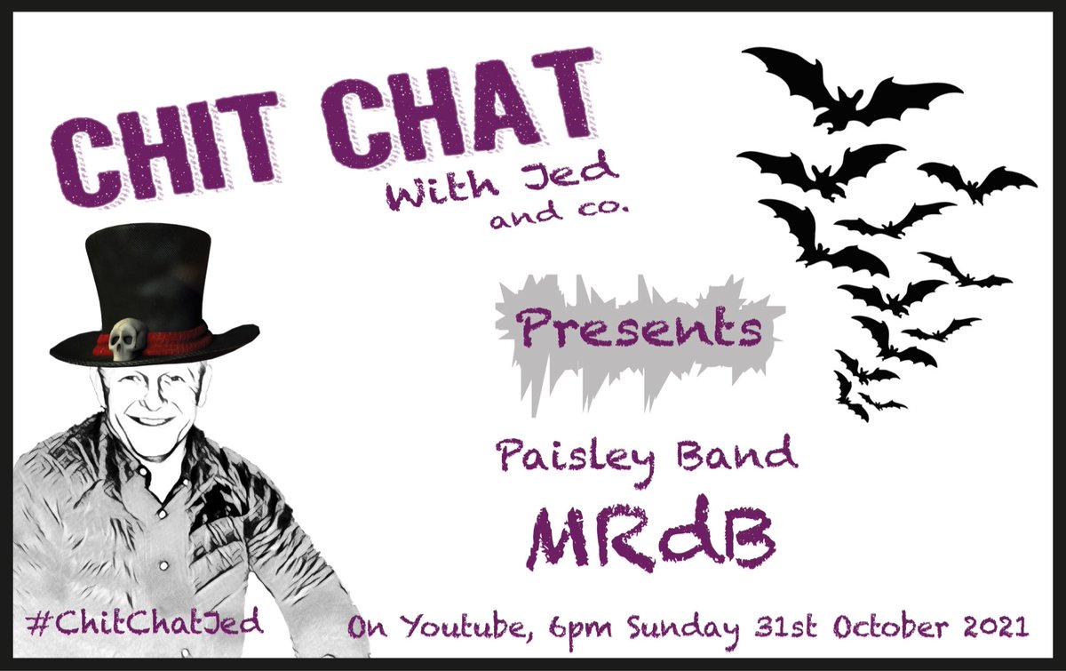 ChitChatJed's tweet photo. Please share far and wide. 🤝

Huge thanks to @VisualyzeA for the fantastic graphic. 

#ChitChatJed #LikeAndShare #newshow #youtubechannel #newyoutubevideo #music #fun #Halloween2021 #Halloween 

👇👀 https://t.co/nEqAjNpFIG
