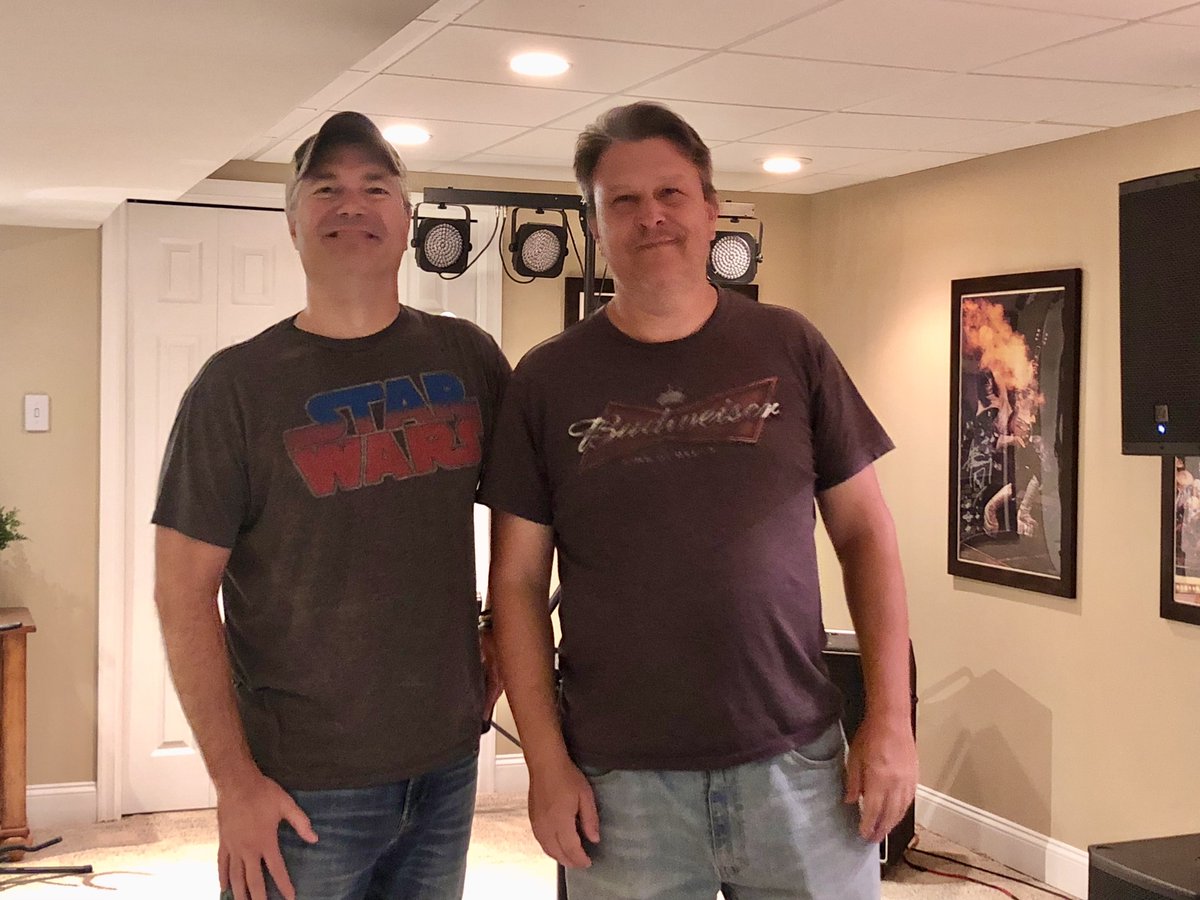 TheStemsRock's tweet photo. Here are a few photos from last nights band practice. We're gearing up to start gigging. Ready to go with 4 sets of great rock music from the 60's through today. https://t.co/t8gtzE9ZET