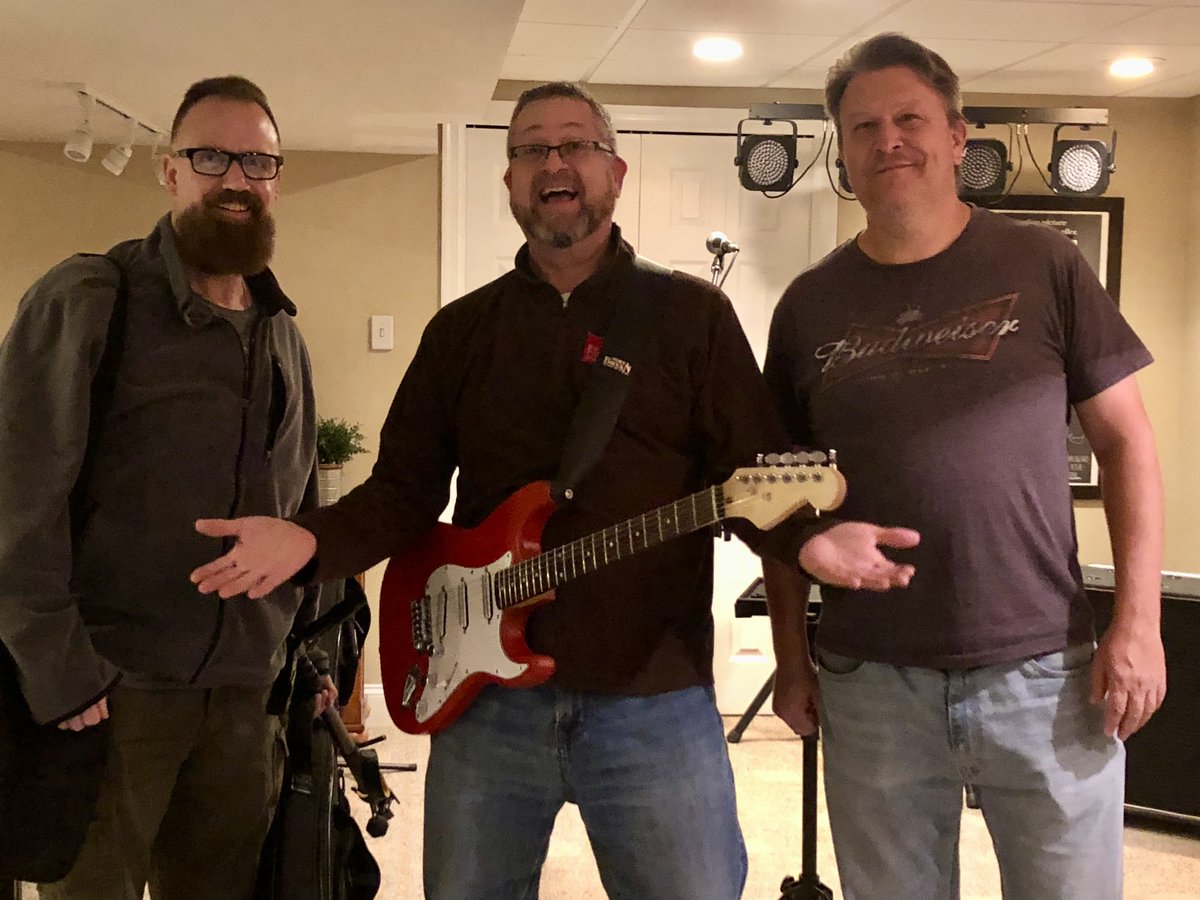 TheStemsRock's tweet photo. Here are a few photos from last nights band practice. We're gearing up to start gigging. Ready to go with 4 sets of great rock music from the 60's through today. https://t.co/t8gtzE9ZET