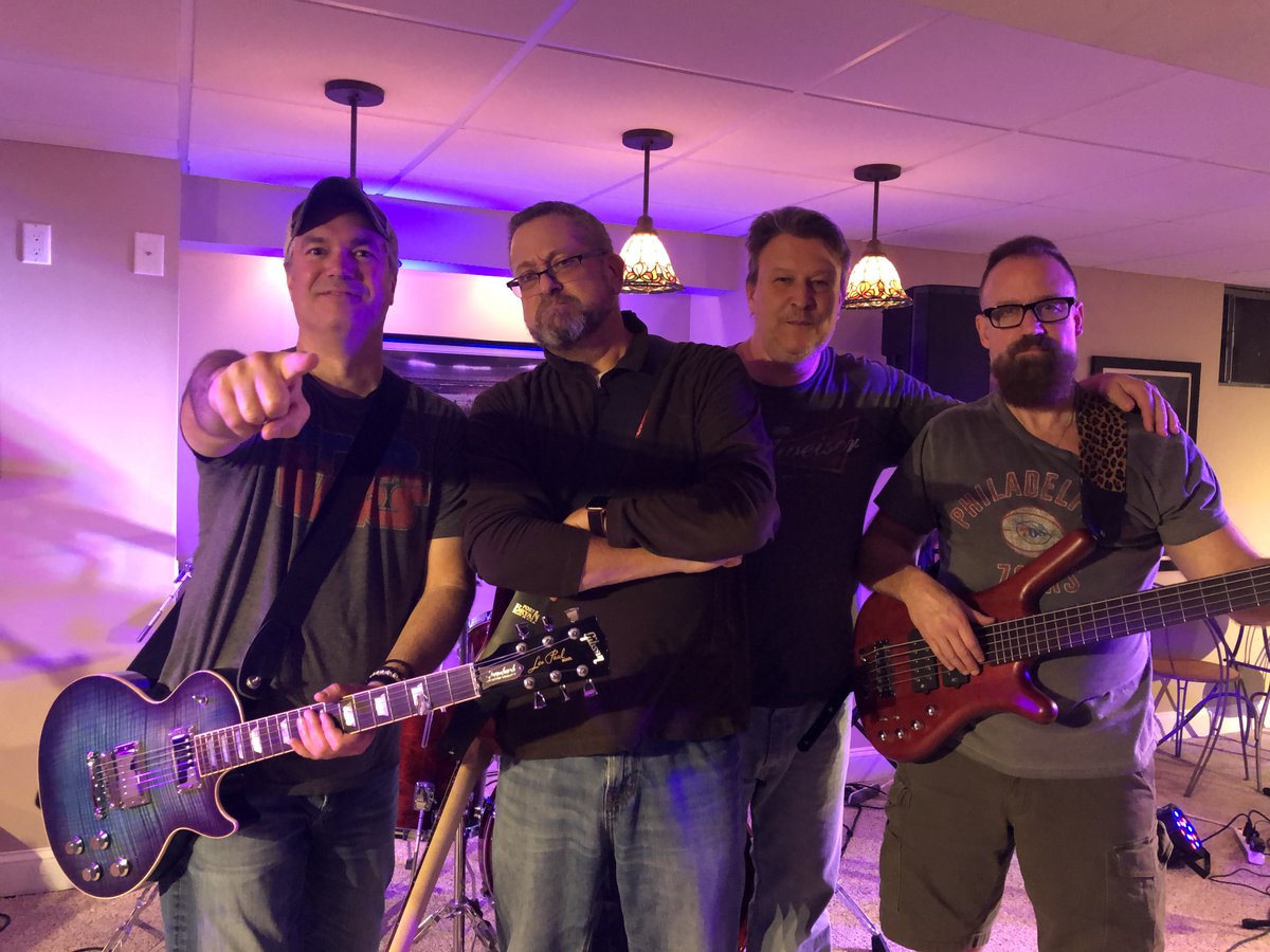 TheStemsRock's tweet photo. Here are a few photos from last nights band practice. We're gearing up to start gigging. Ready to go with 4 sets of great rock music from the 60's through today. https://t.co/t8gtzE9ZET