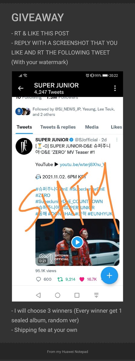 SG | MY SPECIAL GO👉🏻 D&amp;E Album [COUNTDOWN]
Deadline: 30 Oct 2021, 23.59GMT+8
(Or once I hit the qty)

Link: docs.google.com/forms/d/e/1FAI…

*Please refer to the picture and form for the details and Giveaway (WW).