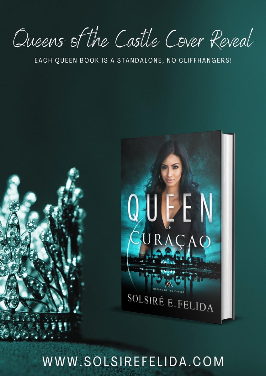 urbanreviews's tweet photo. Book Eight: Queen of Curaçao
Author: Solsiré Felida
Pre-order links: 
Amazon – https://t.co/RV05kNvu02
Kobo – https://t.co/Q3aDgPVkUz
Barnes &amp; Noble – https://t.co/3vhNIKLXag https://t.co/o1by0LCrtJ