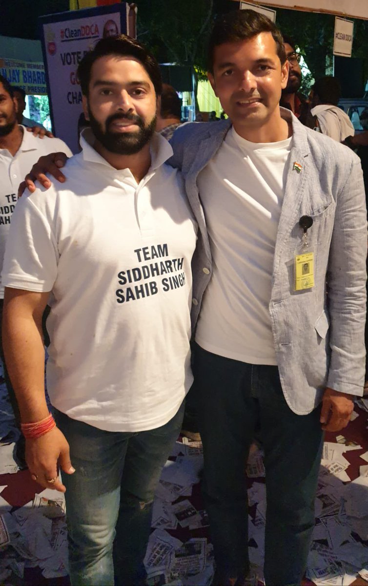 SonuSatbirSola1's tweet photo. धमाकेदार जीत की बहुत बहुत शुभकामनाए 🎉💐 🎉 
@p_sahibsingh @siddharthsahib @TajinderBagga 

#CleanDDCA 
#TremendousVictory🎉 https://t.co/INNDjQmRkB