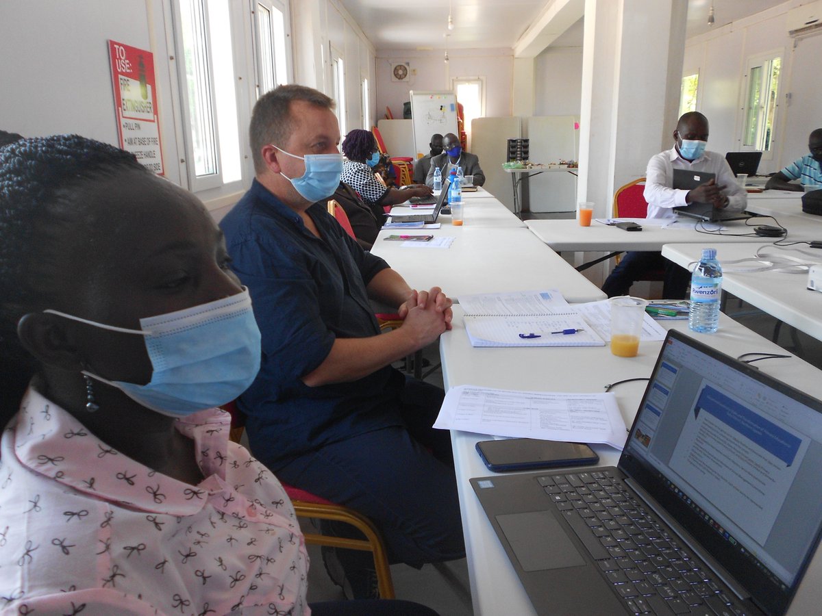 bsu_gulu's tweet photo. Happening now @GuluVarsity: Meeting between @bsu_gulu and Mr Lars Arne, the Research Programme Manager @DFC_Fellowship responsible for East Africa, on the current status and future prospects for @bsu_gulu https://t.co/X2KQVcd0uM