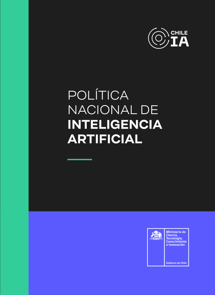 hernanespinoza's tweet photo. RT @CSIRTConciencia: ¡Felicidades al @min_ciencia por presentar la primera Política Nacional de #InteligenciaArtificial del país, con un importante componente de ciberseguridad! #ChileIA 🤖🇨🇱💪🏼Más información (y también pueden descargar la Política pa… https://t.co/kNlB6C9Jrj
