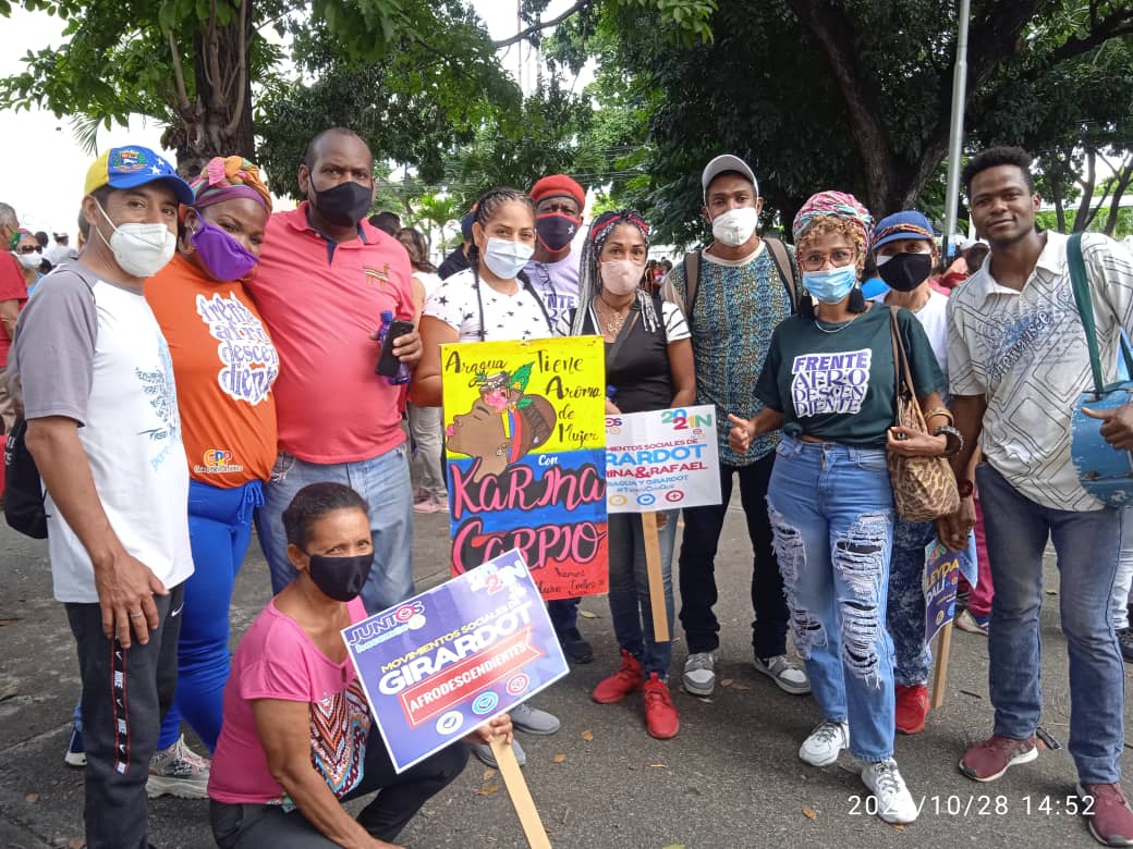Mov Social Afrodescendientes Aragua tweet media