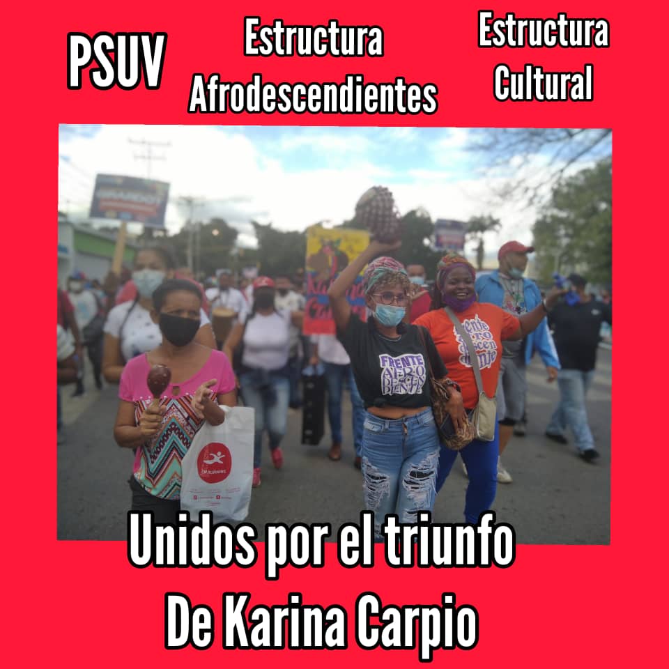 Mov Social Afrodescendientes Aragua tweet media