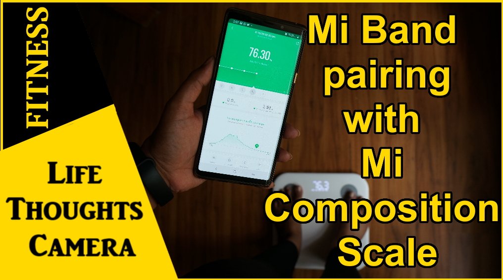 LifeThoughtsCam's tweet photo. Mi Band pairing with Mi Composition Scale 

Link: https://t.co/AwPMTHQGY5 

#MiBand https://t.co/mvM5YGXwdU