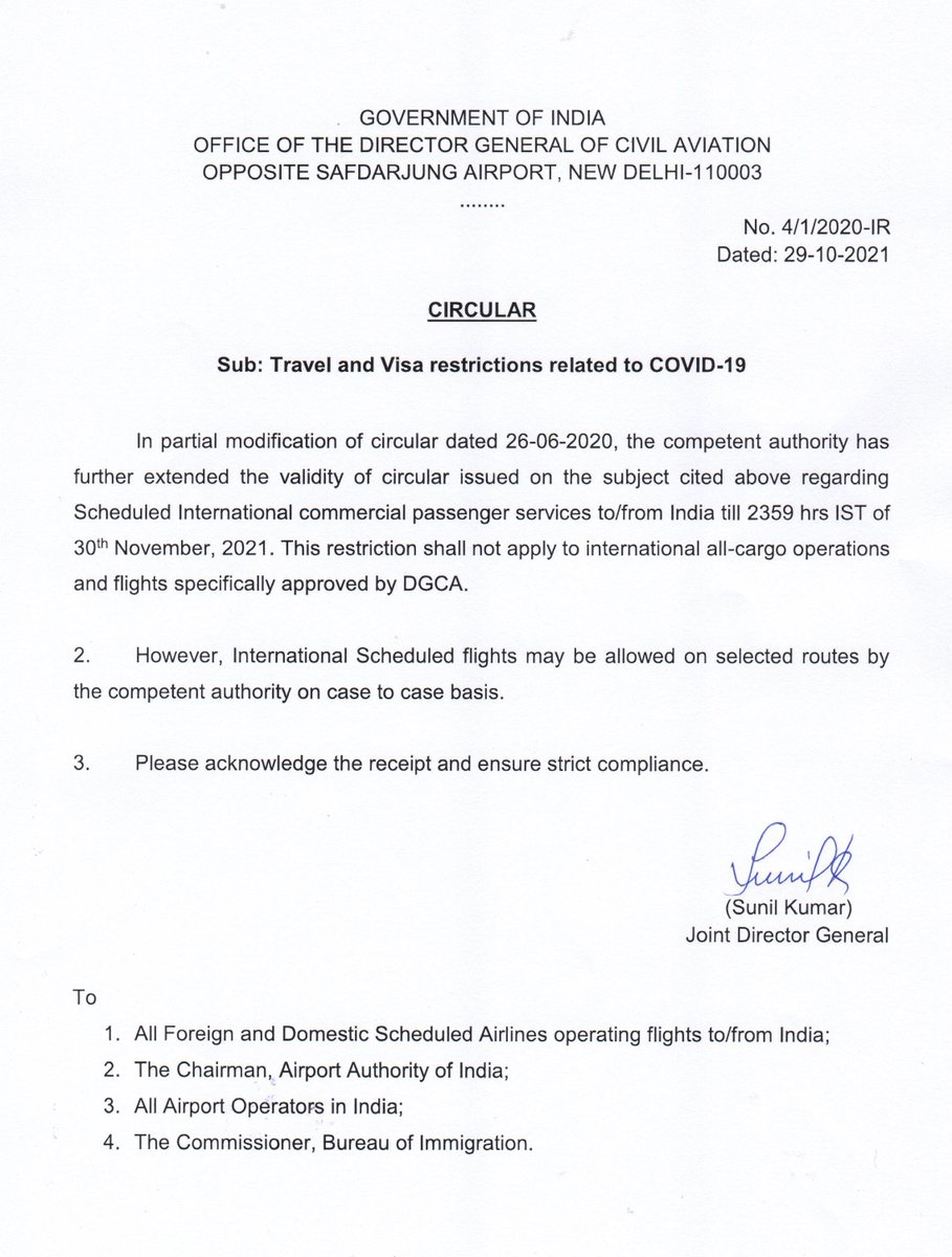 DGCA tweet media