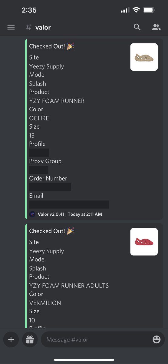 HNLDom's tweet photo. 4 total 2 each cw @VaIorAIO 
Proxies: 
@Hex_Proxy @Profess0r__ @OculusProxies https://t.co/Y2NgblL5xE