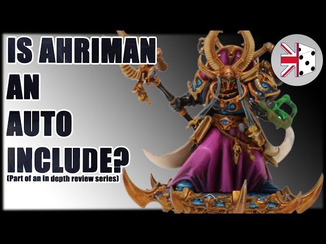 OldAverageBrit's tweet photo. This weeks video is the big question on Ahriman in your Thousand Sons list builds. Should be be there or are there better options? #warmongers. Enjoy! https://t.co/Rwf877TDfH
