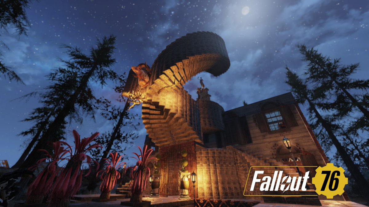 amuhachi2000's tweet image. 現状のハリーぼっ邸‼️シープに見えます？トナカイがよかったなーー。まぁいいか。
#Fallout76 
#Fallout76camp 
#Fo76camp
