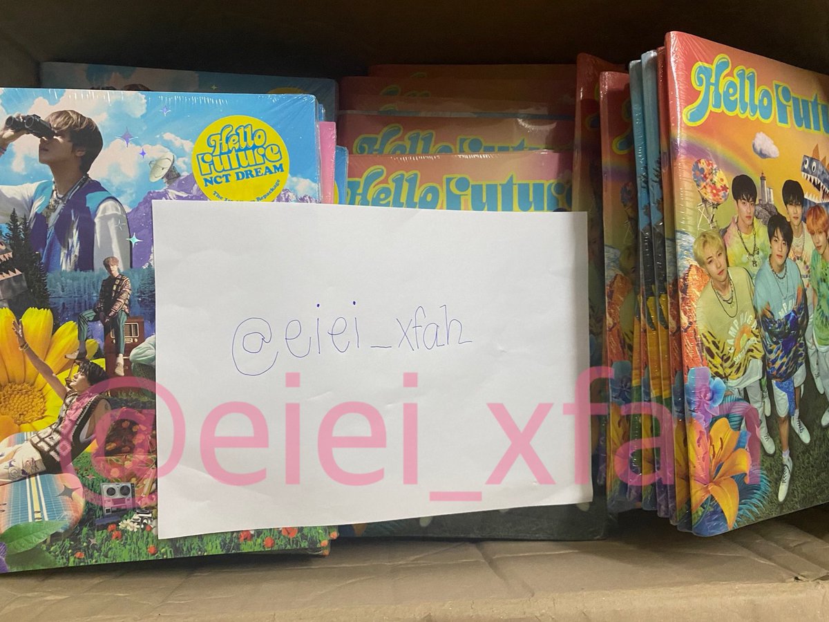 eiei_xfah's tweet photo. ฝากรีขายหมดแจก20/2คน
‼️พร้อมส่ง‼️
` อัลบั้ม NCT DREAM .◜◡◝
🌻 Hello ver : 15บั้ม
🌈 Future ver : 15บั้ม
   ‼️บั้มไม่ได้แกะค่ะ‼️
🎀บั้มละ450บาท รวมส่งเอกชน🎀
  #ตลาดนัดnct #ตลาดนัดnctdream #ตลาดนัดอซท #ตลาดนัดwayv  #ตลาดนัดnct127 #อัลบั้มnct https://t.co/rDB7yrBvh2