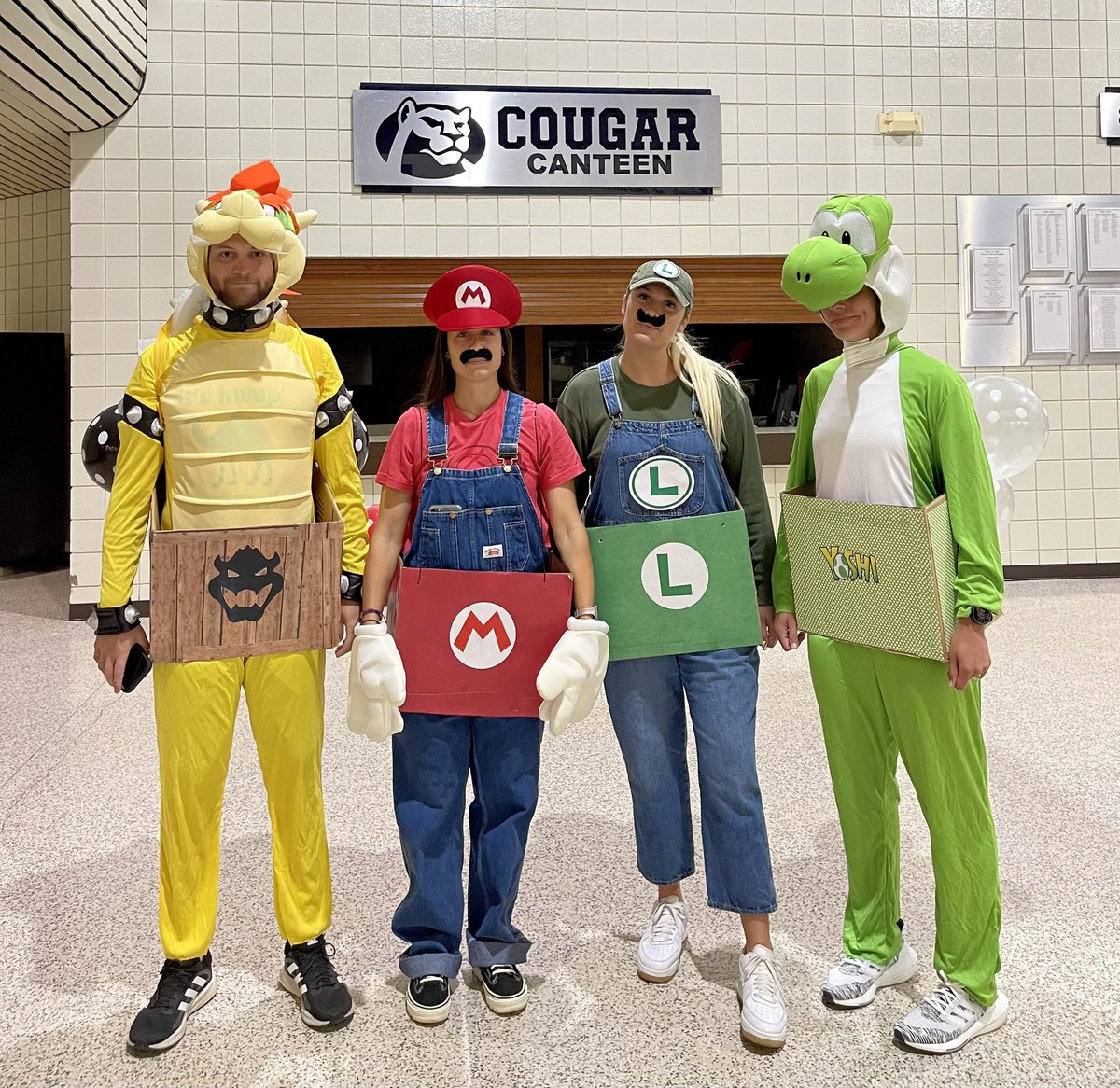 CougarVballers's tweet photo. If you’re not first, you’re last!! 🚗🏁🏆
#mariokart #cougarsincostume @STMathleticsnow @STMBaseball12 @STMLCB @STMsoftball @STMCatholicHS https://t.co/vDWbks5hDy
