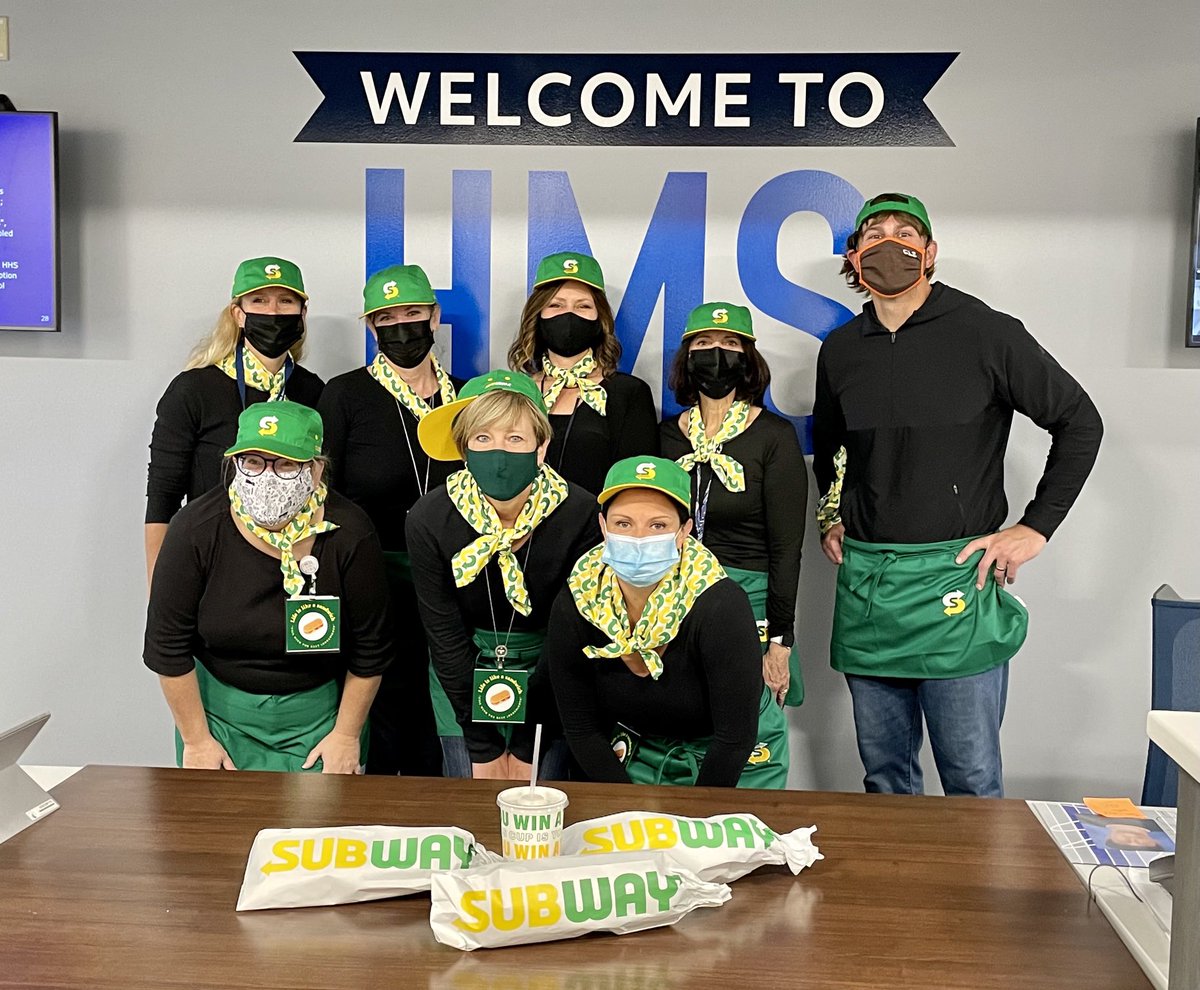 DrKimCockley's tweet photo. Happy Halloween from our HMS Office! #HMSPics ⁦@hudsonohschools⁩ https://t.co/b7fTMCJaJB
