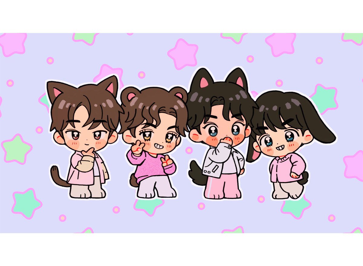 ceomin9's tweet photo. 갓팝팀🍒🐱🐶🐻‍❄️ https://t.co/R82tm5Yuho