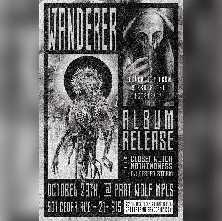 Go see <a href="/WandererMN/">Wanderer</a> tonight and stage dive off the smallest/tallest stage in the twin cities.