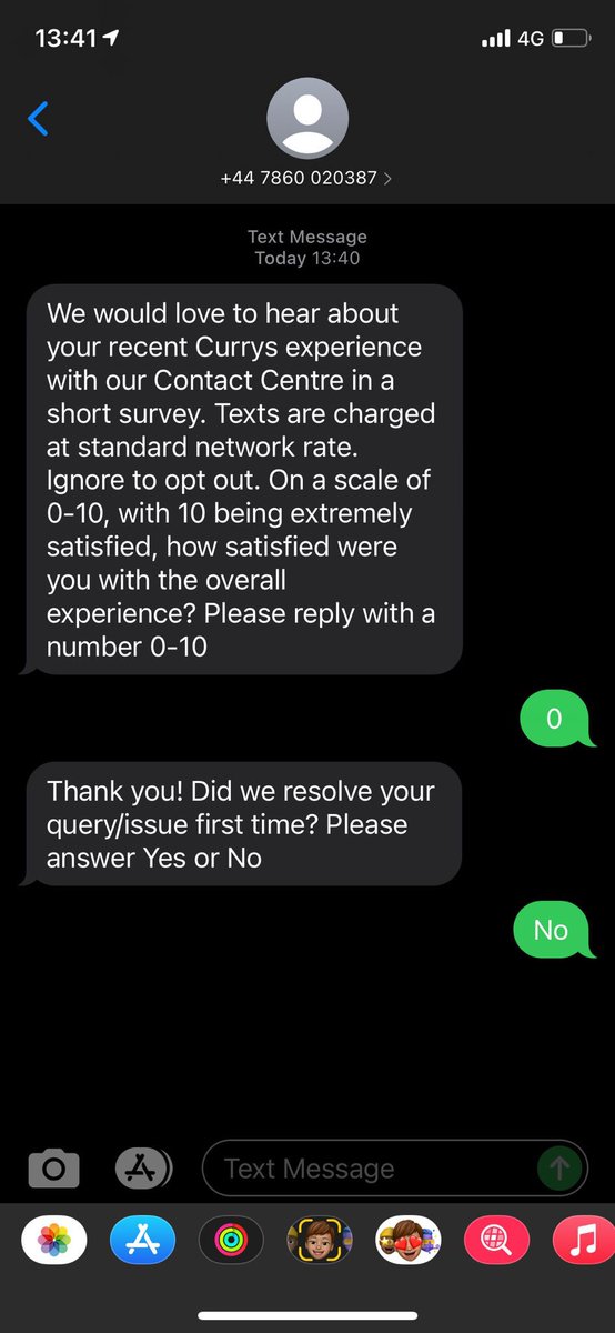 Jessica1995's tweet photo. @currys When you get “opted out” of the customer feedback scheme because your response wasn’t what they expected. I was declined a refund within 30 days of purchase and the advisor hung up on me a when I rang. Absolutely shocking customer service. I think I’ll go with AO…. https://t.co/5dSox73ceJ