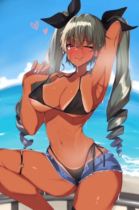 #Skeb
Skebで依頼賜りました、褐色のドゥーチェです～!
リクエストありがとうございました～!! 