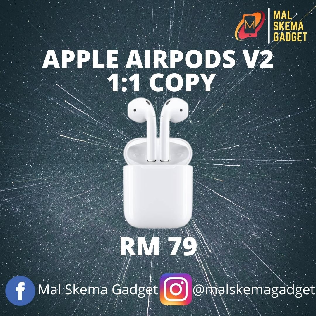malskema's tweet photo. Hai semua. Mohon anda tolong support kedai Shopee saya ye. Tak beli takpe. Tolong sebarkan pun saya dah happy sangat2. 

Mana tahu ada kawan2 yang simpan hajat nak beli Airpods V2, Airpods Pro dan aksesori iphone, boleh la singgah Shopee saya. 

✔️Shopee : https://t.co/rHBiI8spSn https://t.co/ctKj4VJdQ3