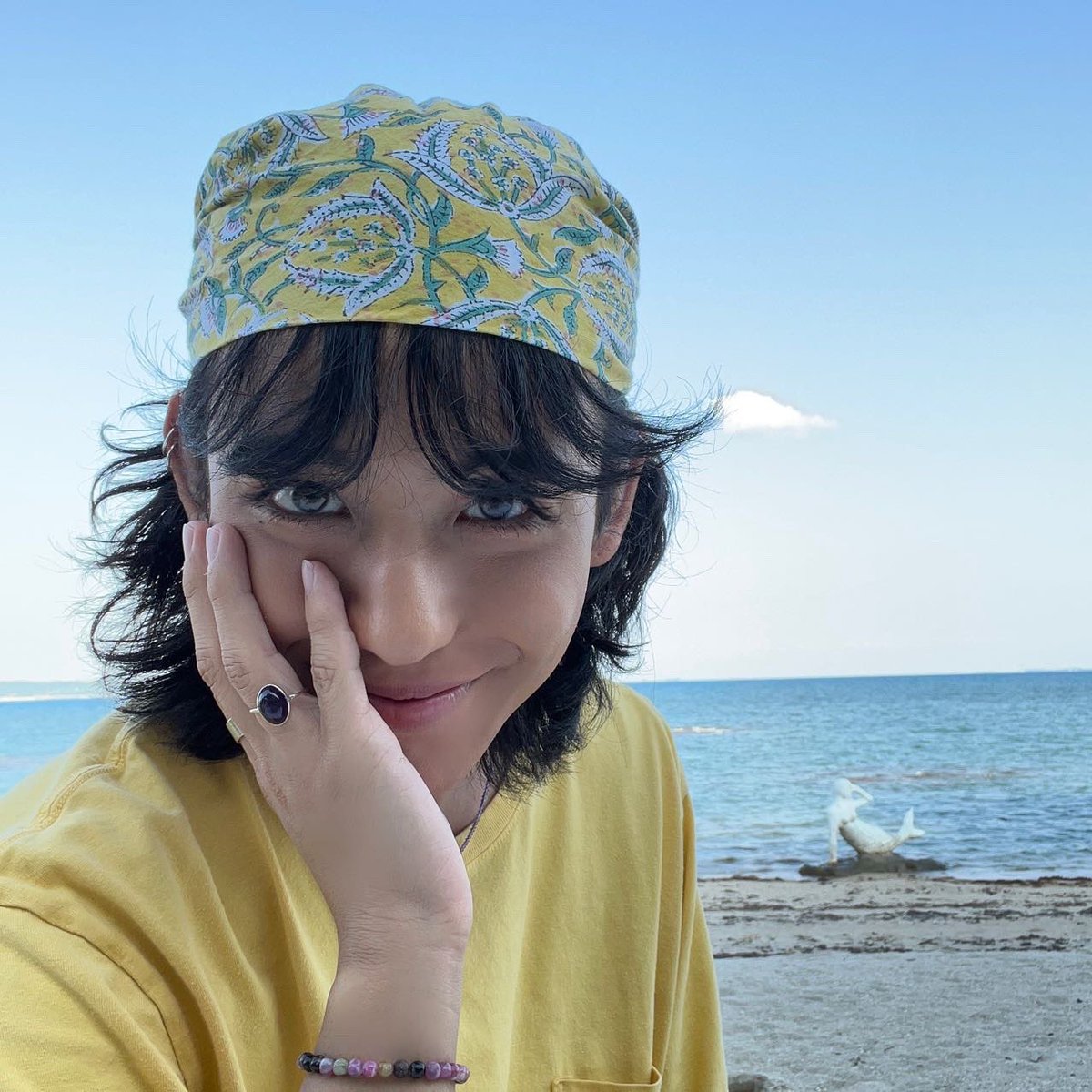 RYUZi33WORLD929's tweet photo. お仕事で沖縄に来ています ✨🌺✨

#中城モールの人魚 https://t.co/3dJl9OqLTC