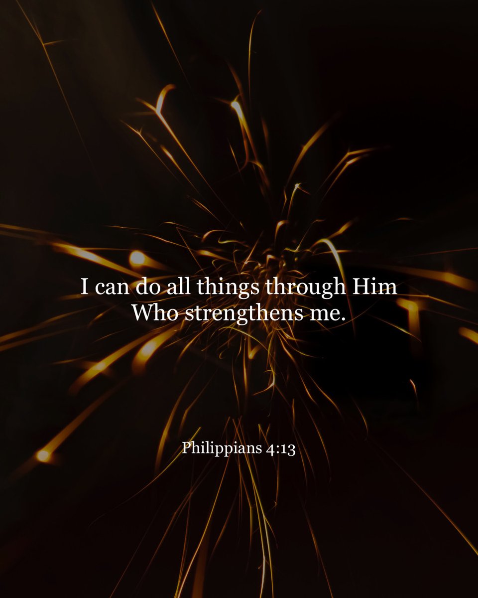 YouVersion's tweet photo. Philippians 4:13 https://t.co/51CiXjzCN0